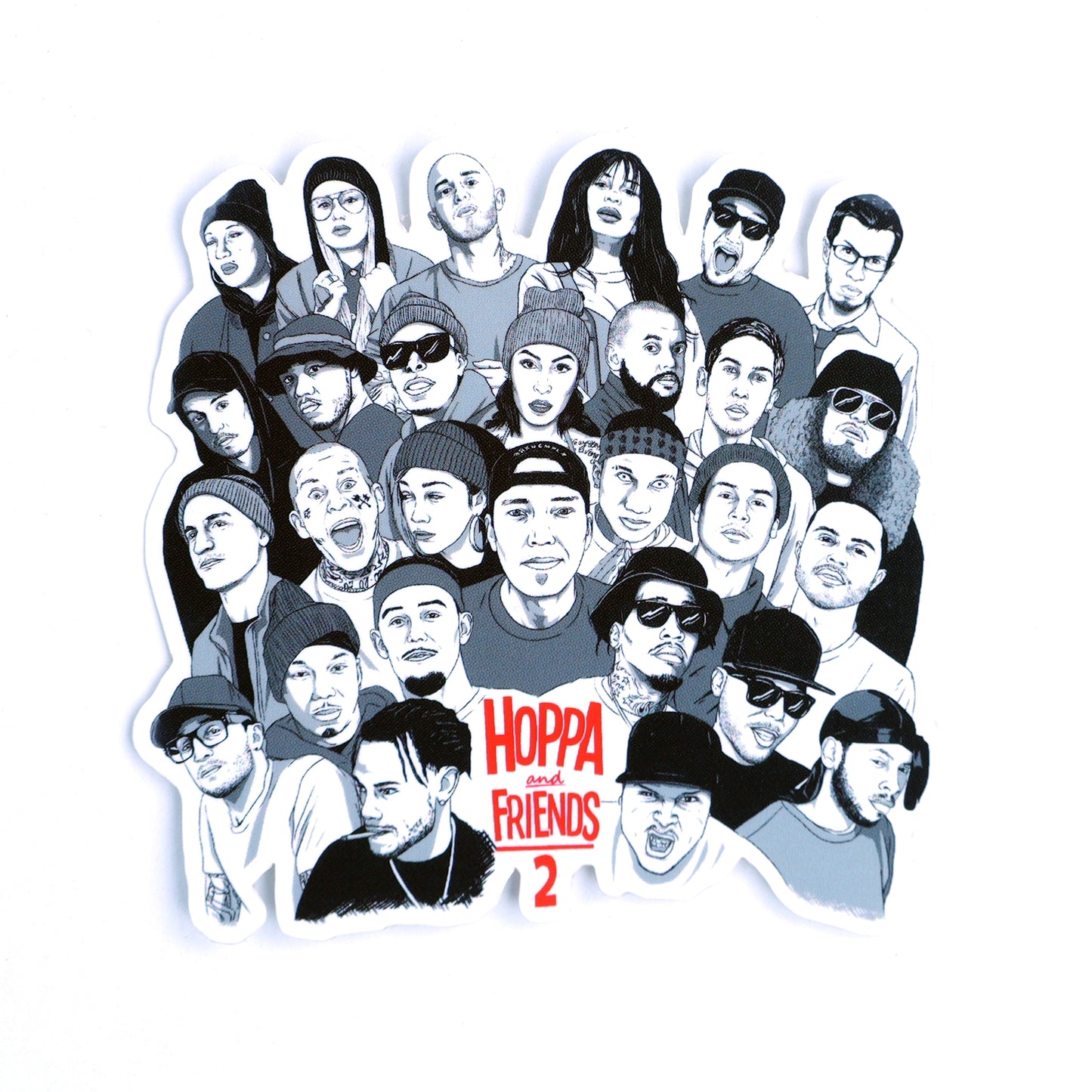“Hoppa and Friends 2" (Sticker)