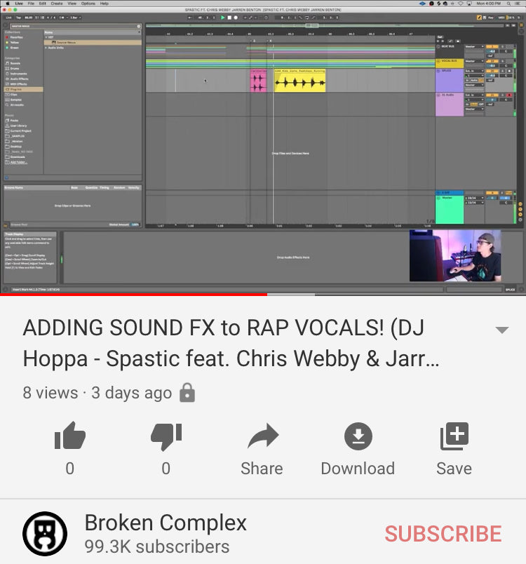 Adding Sound FX to Rap Vocals (DJ Hoppa Splice Tutorial)