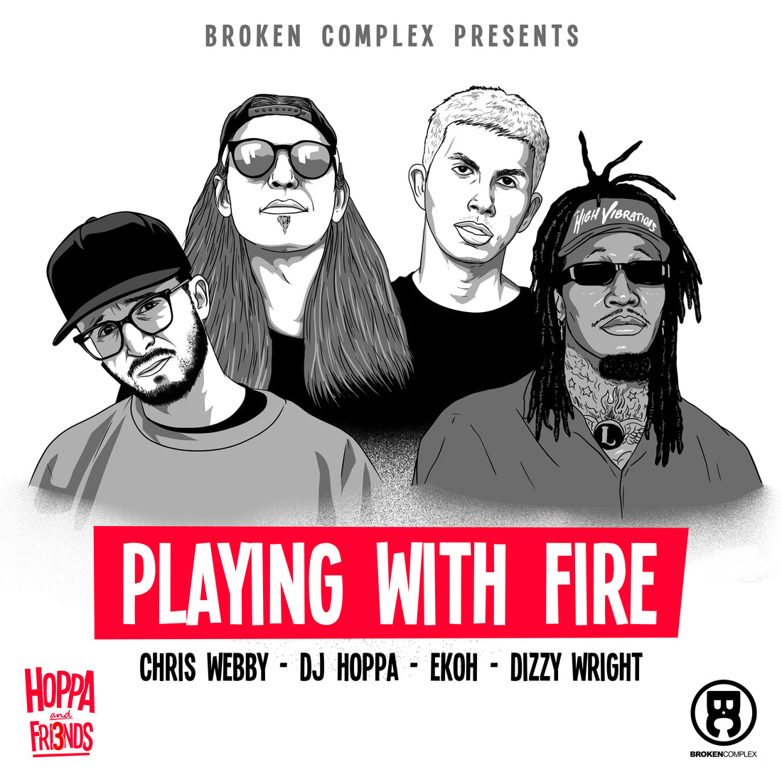 New Single: DJ Hoppa, Chris Webby & Ekoh - Playing With Fire feat. Dizzy Wright