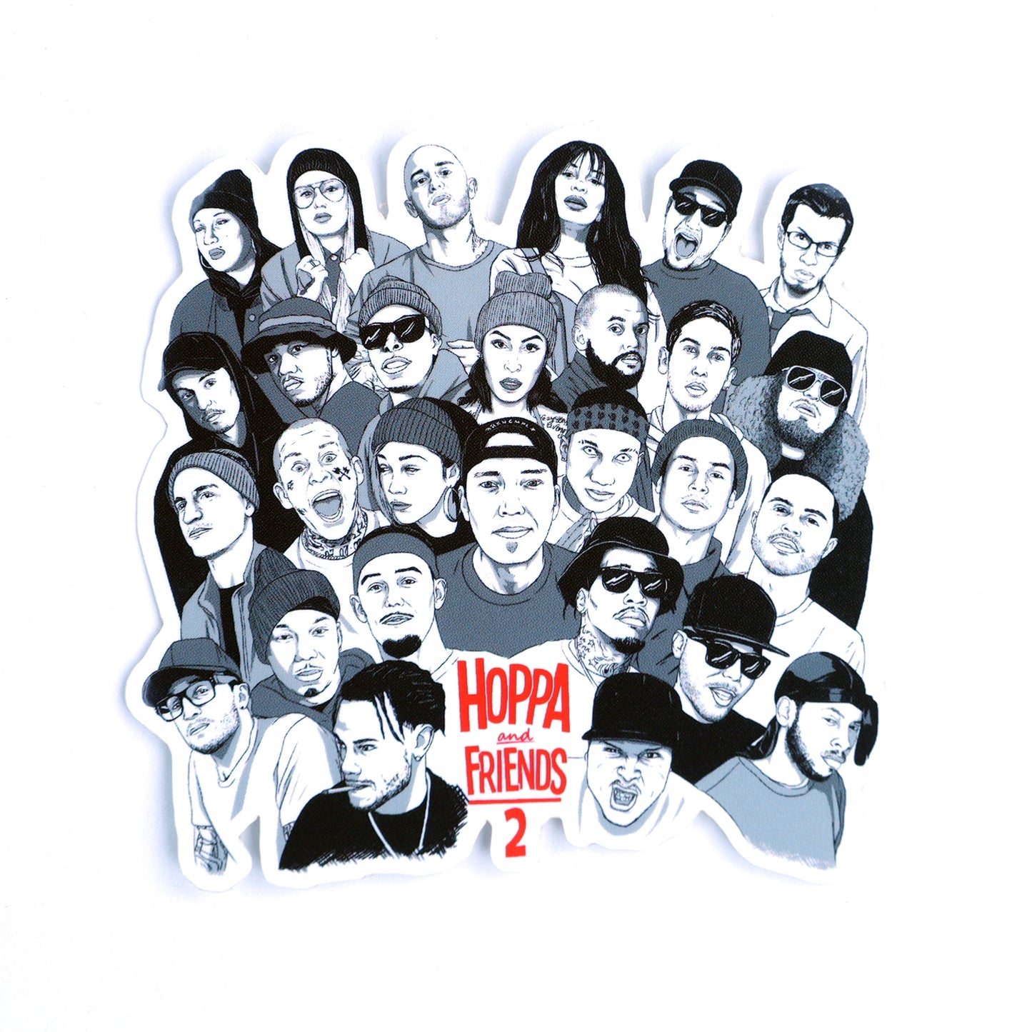 “Hoppa and Friends 2” (Sticker)