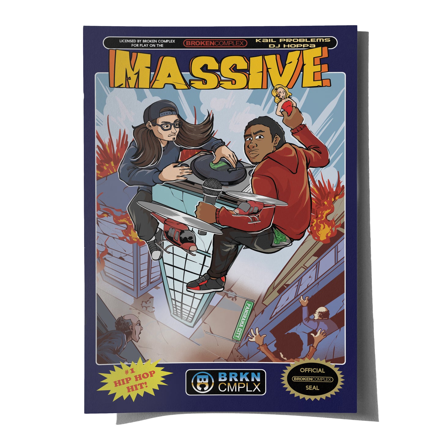 "Massive" 12x18” Poster