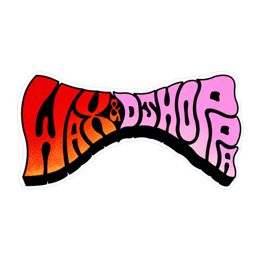 "Wax & DJ Hoppa" Sticker